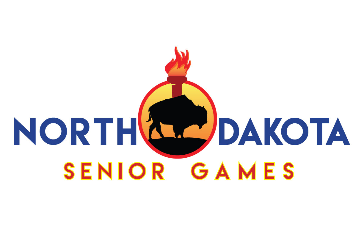 This image shows the North Dakota Senior Games logo.