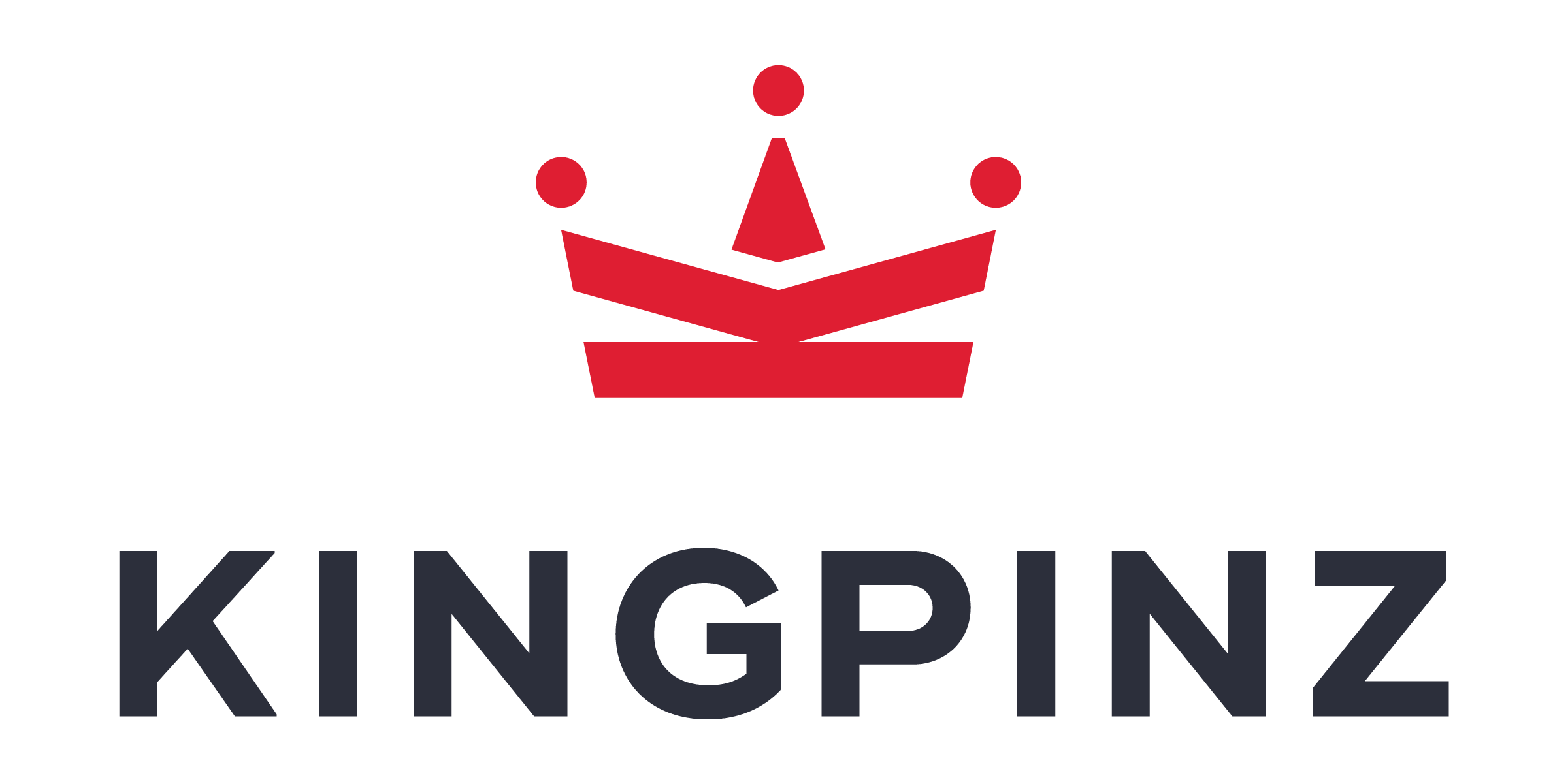 Kingpinz Logo - Red Crown on top of "KINGPINZ" 
