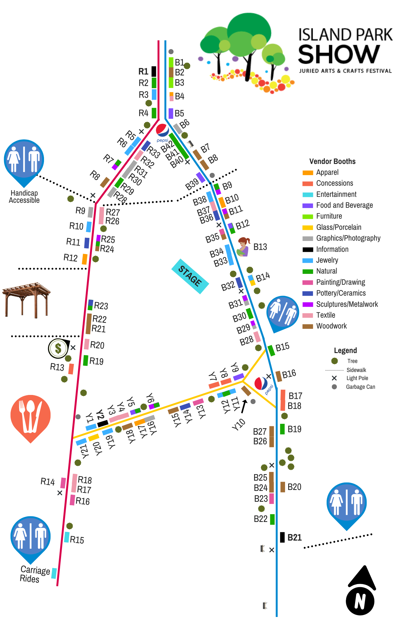 Vendor Booth Map