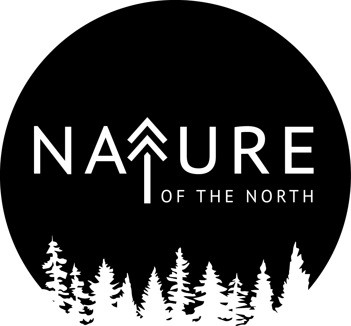 This image shows the logo for Nature of the North.