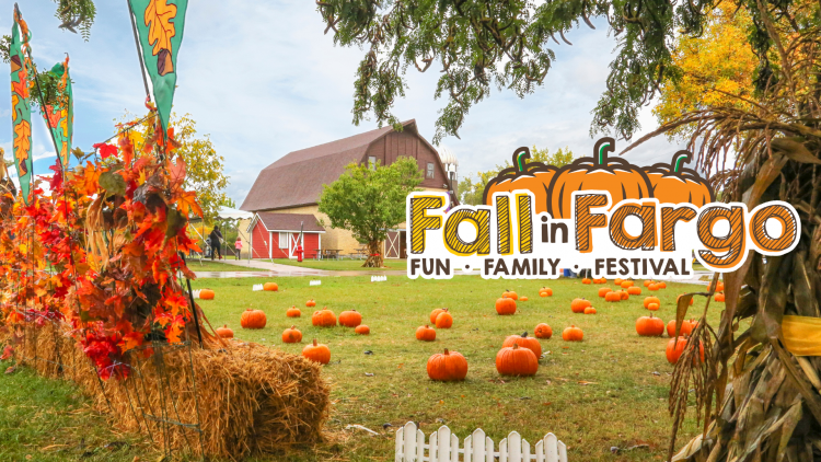 This image shows a Fall in Fargo event graphic.