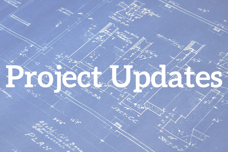 This image shows a projects update graphic.