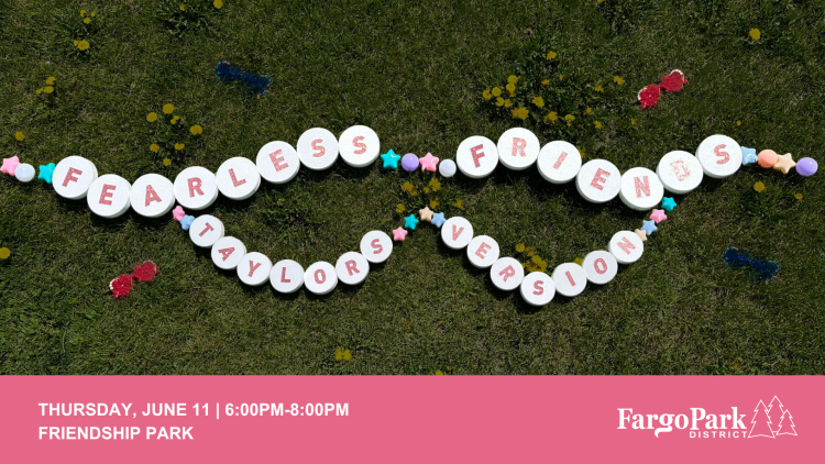 Beaded bracelet decor on a grassy area saying: fearless friends taylors version