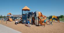 This image shows the playground at Rabanus Park.