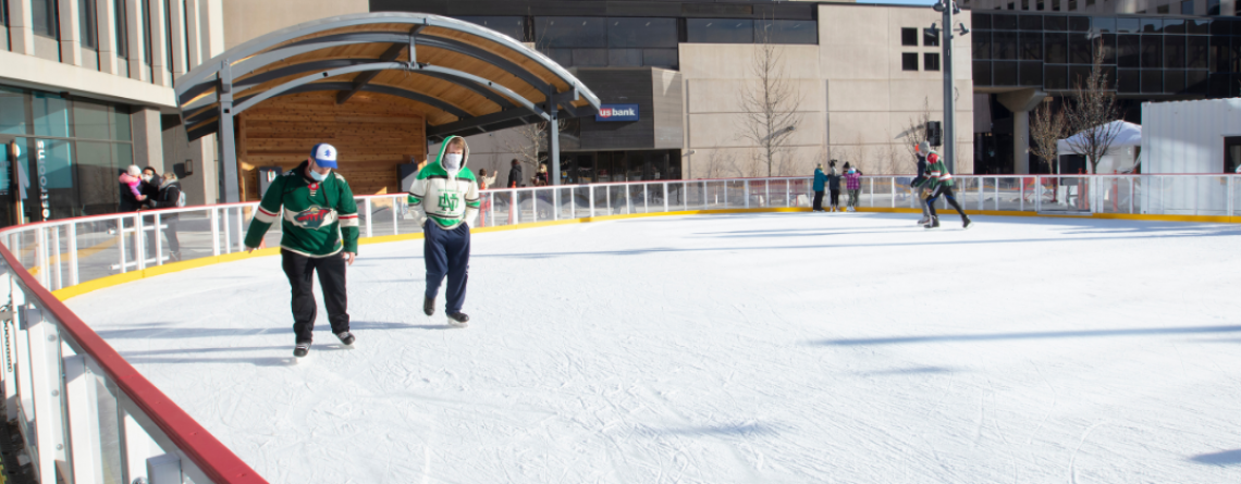 Broadway Square #39 s SCHEELS Skating Rink Opens for the Season Fargo Parks