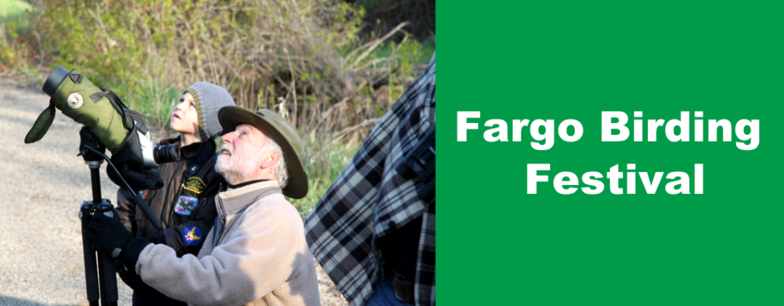 This image shows a graphic of Fargo Birding Festival.