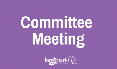 This image shows the Fargo Parks Committee Meetings graphic.