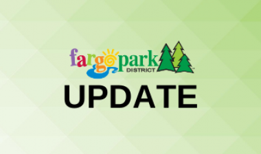 Graphic shows Fargo Parks logo and reads "UPDATE"