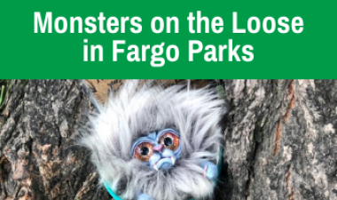 This image shows monsters on the loose in Fargo Parks.