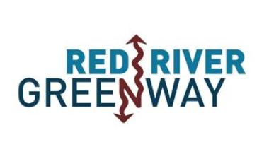 This image shows the logo for Red River Greenway