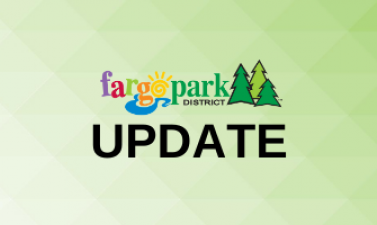 Graphic shows Fargo Parks logo and reads "UPDATE"