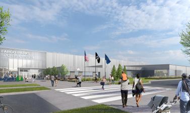 Rendering image of Fargo Parks Sports Center