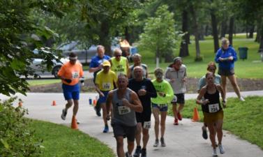 photo of nd senior games road race