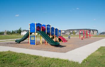 This image shows the playground at Cottagewood Park.