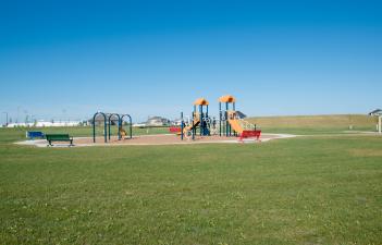 This image shows the playground at Crofton Coves Park.