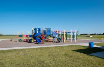 This image shows the playground at Golden Valley Park.