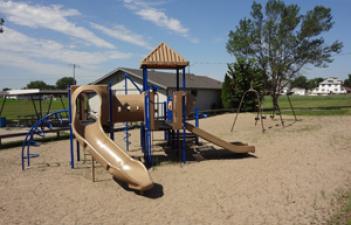 This image shows the playground at Johnson Soccer Complex.
