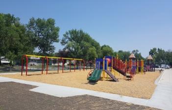 This image shows the playground at Madison Park.