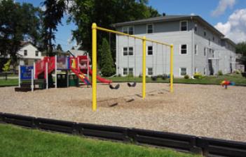 This image shows the playground at Roosevelt Park.