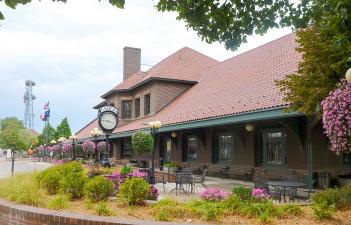 This image shows the front of the Depot.