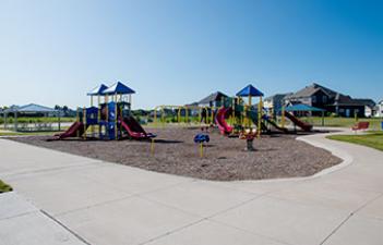 This image shows the playground at Eagle Pointe Park 1.