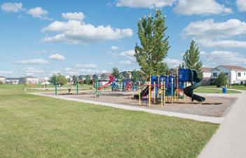 This image shows the playground at Osgood Park.