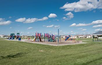This image shows the playground at Osgood School Park.