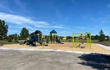 This image shows the playground at Stonebridge 2 Park.