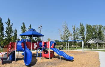 This image shows the playground at Edition Addition Playground