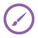 This image shows the icon for an art program