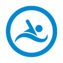 This image shows an icon of swimming 