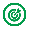 This image shows an icon of archery 