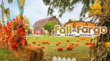 This image shows a Fall in Fargo event graphic.