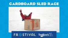 This image shows Cardboard Sled Race.