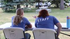 This image shows the events interns at ArtVentures.