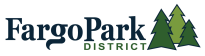 Fargo Park District with 3 trees logo